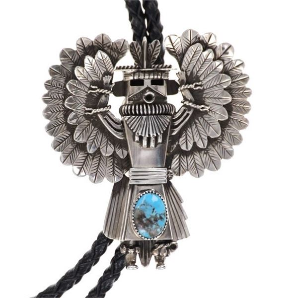 Rare Navajo Alvin Joe Eagle Dancer Kachina Bolo