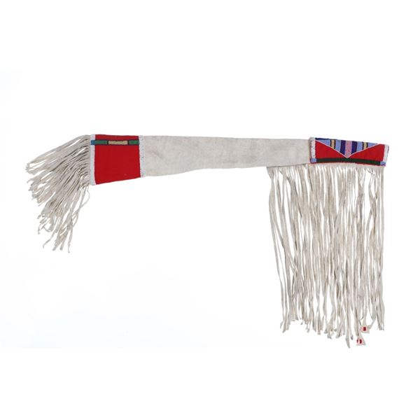 19th C. Crow Beaded Hide Rifle Scabbard ex-Museum