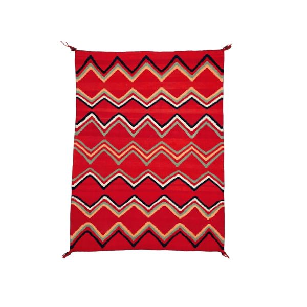 c. 1870 Navajo Late Classic Serape ex-Rockefeller