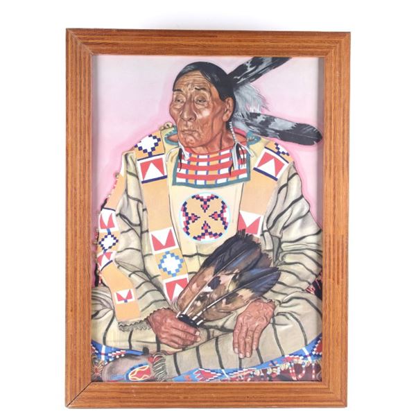 Winold Reiss (1886-1953) Running Crane RARE