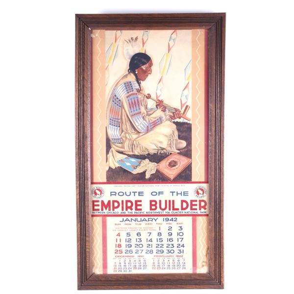 Winold Reiss Empire Builder "Sundance" Calendar
