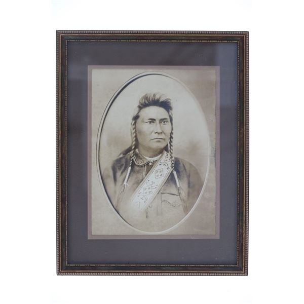 Rare D. F. Barry Chief Joseph Photograph 1877