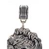 Image 2 : Navajo R. Singer Sterling Silver Buffalo Pendant