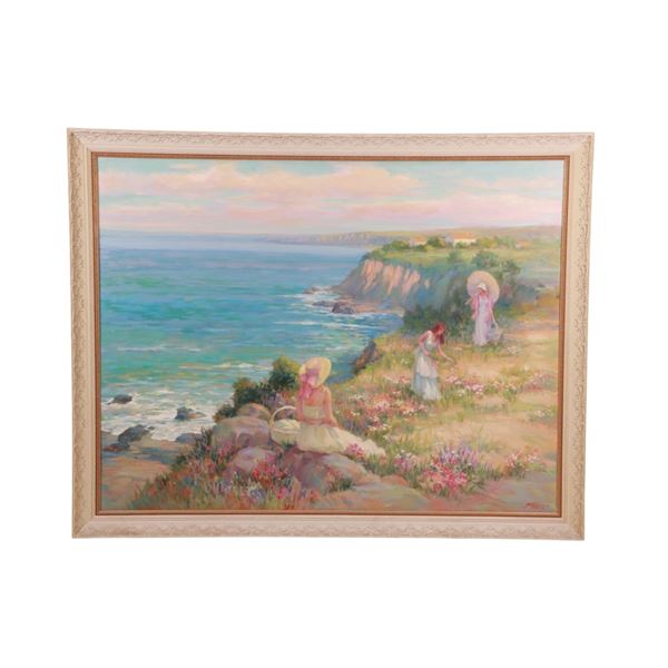 Lynn Gertenbach Signed Oil on Canvas, Framed