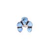 Image 1 : Navajo Sterling Silver Golden Hills Turquoise Ring