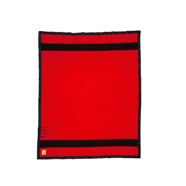 C. 1950 Hudson's Bay Four Point Wool Trade Blanket