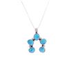 Image 1 : Navajo AR Yaz Sterling & Turquoise Necklace