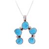 Image 2 : Navajo AR Yaz Sterling & Turquoise Necklace