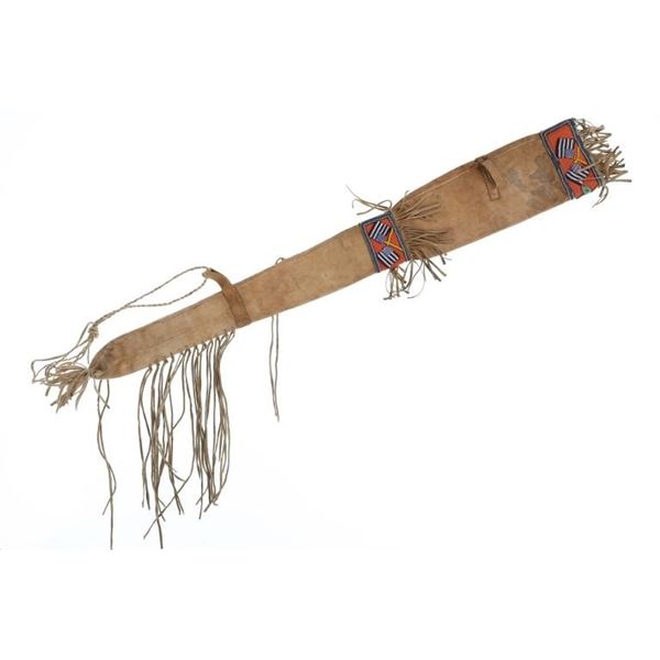 19th C. Crow Beaded Musket Scabbard ex-Museum