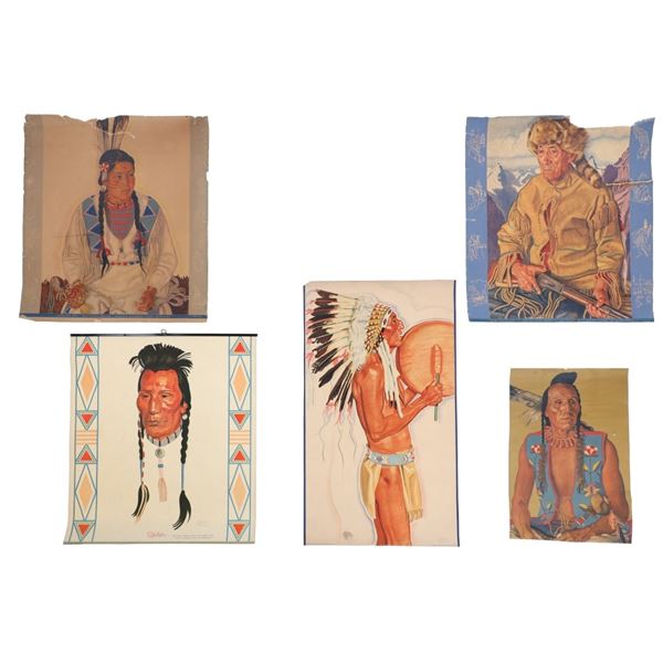 GNRR Winold Reiss Calendar Toppers 1940-50s (5)