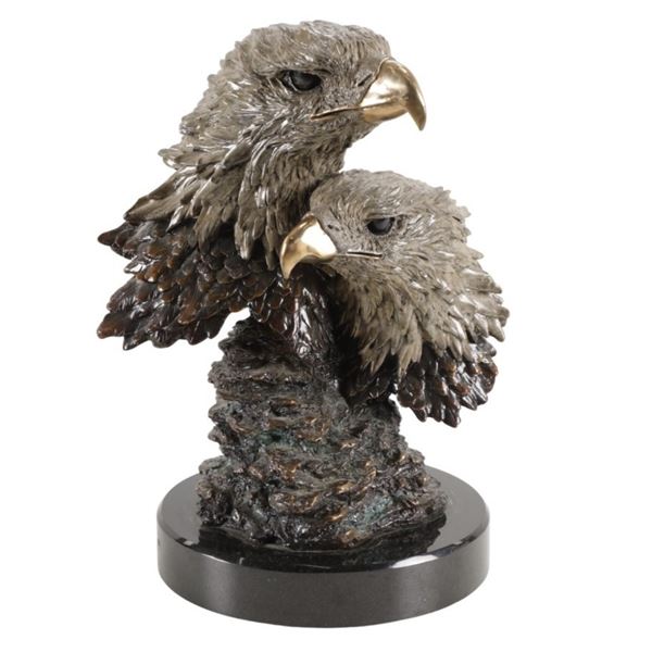DeLier (American, 20th C.) American Eagle Bronze