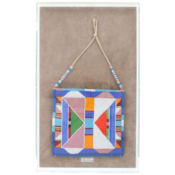 Crow Colleen Stops Bag ex-Custer Battlefield Post