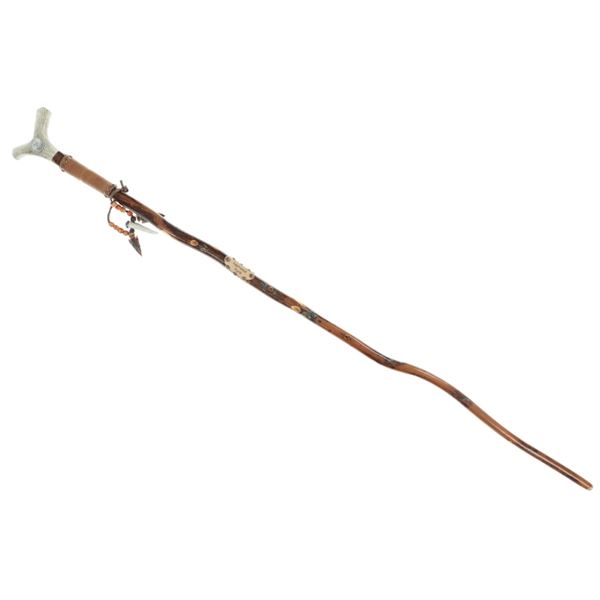 Yellowstone Park Buffalo Nickel Walking Stick