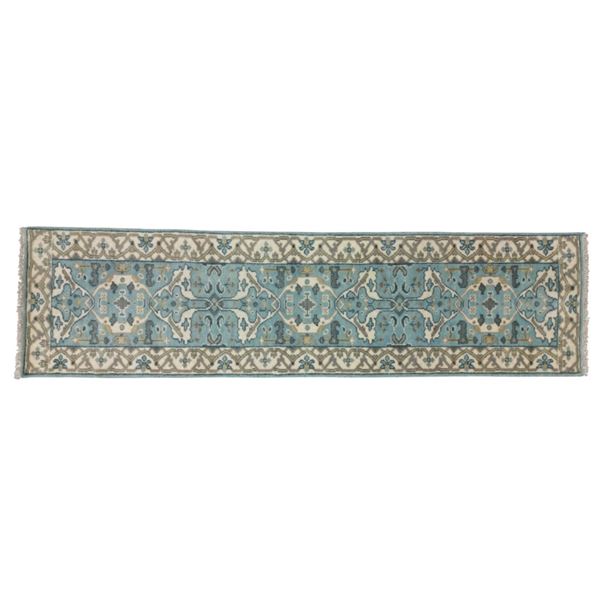 Oushak Persian Hand Knotted Wool Runner Rug