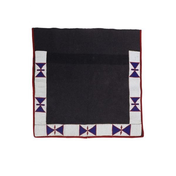 19th-C. Blackfeet Chief Little Dog Saddle Blanket