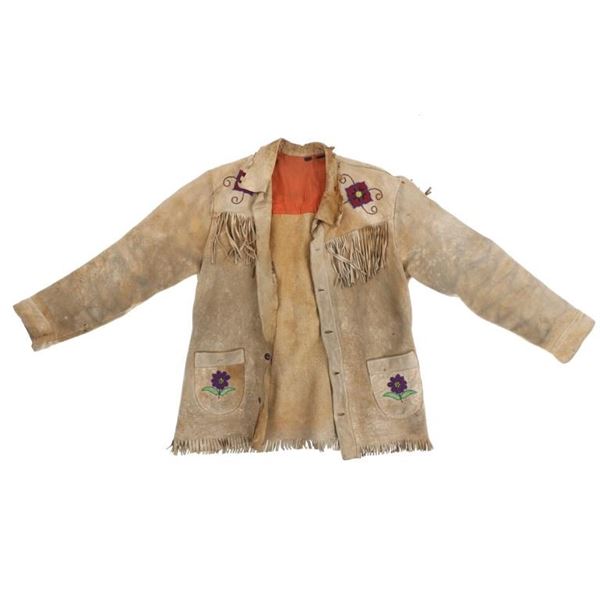 Metis-Cree Beaded Hide Scout Jacket ca. 1920-