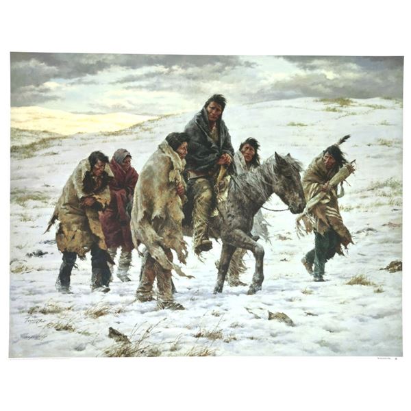Howard Terpning "Chief Joseph Rides" Giclée Canvas