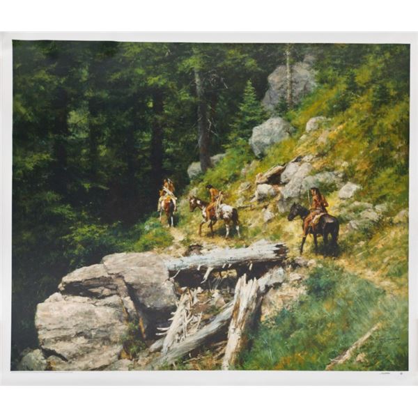 Terpning "Trail in the Bitter Roots" Giclée