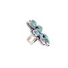 Image 7 : Navajo R. Sam Sterling Silver C.C. Turquoise Ring