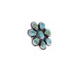 Image 8 : Navajo R. Sam Sterling Silver C.C. Turquoise Ring