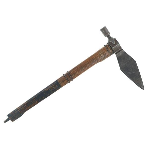 19th-C. Montreal Stamped Pipe Tomahawk