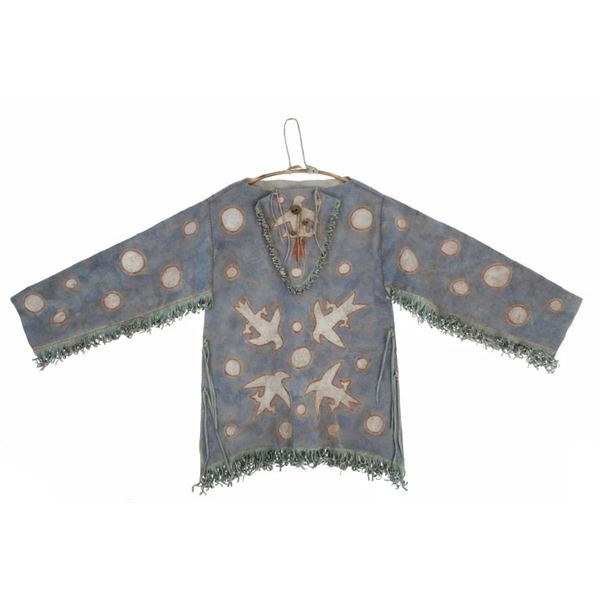 Arapaho Ghost Dance Revival Painted Shirt 20th-C.