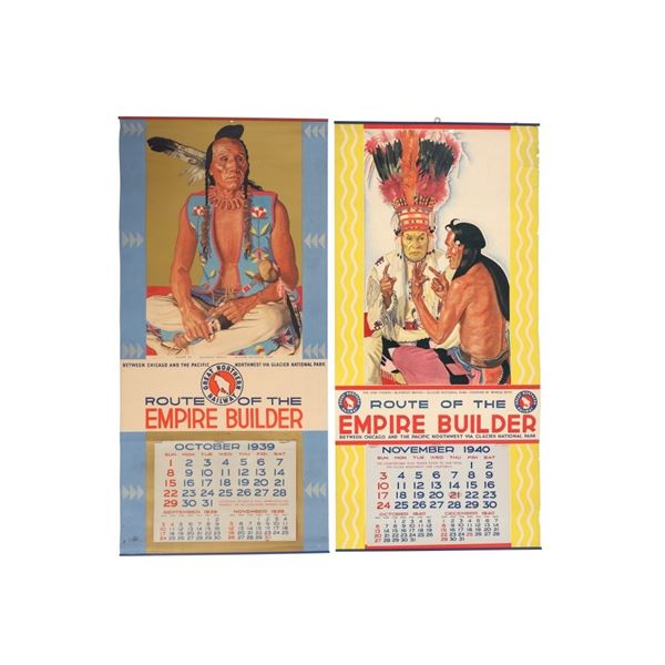 Great Northern Railway Winold Reiss Calendars (2)