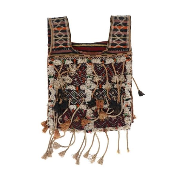Moroccan Ait Zemmour Wool Saddle Bags, 1900s