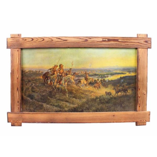 C. M. Russell "Salute of the Robe Trade"