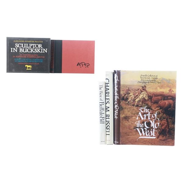 C. M. Russell, Buffalo Bill & Western Books (4)