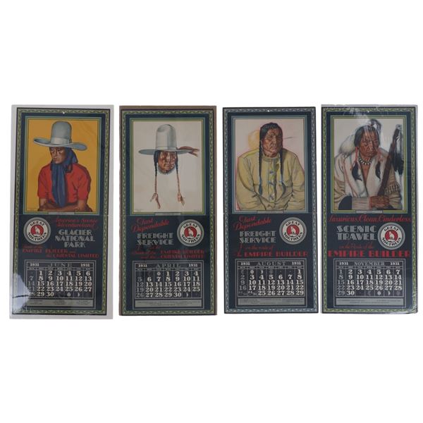 Great Northern RR Winold Reiss Calendars 1931 (4)