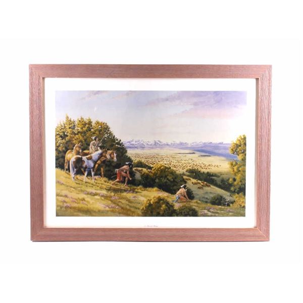 Ronald D. Enright (1921-1983) Indian Buffalo Hunt