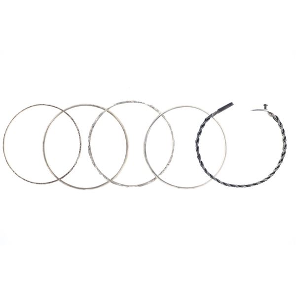 Taxco, Mexico Sterling Silver Bangle Bracelets (5)