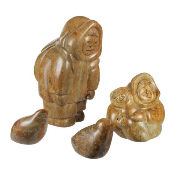 Eskimo Inuit Seal Hunter Set -Sharon Spencer 1978