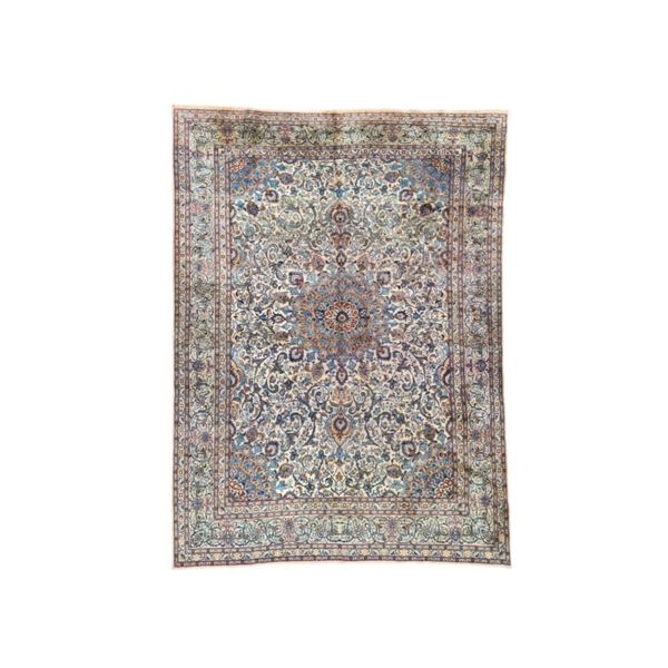Iranian Persian Sarouk Tabriz Hand Woven Carpet