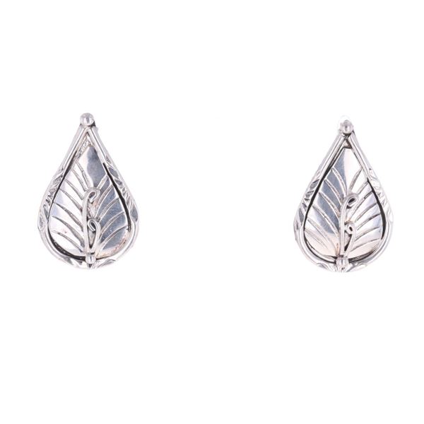 Navajo Herbert Tsosie Sterling Silver Earrings