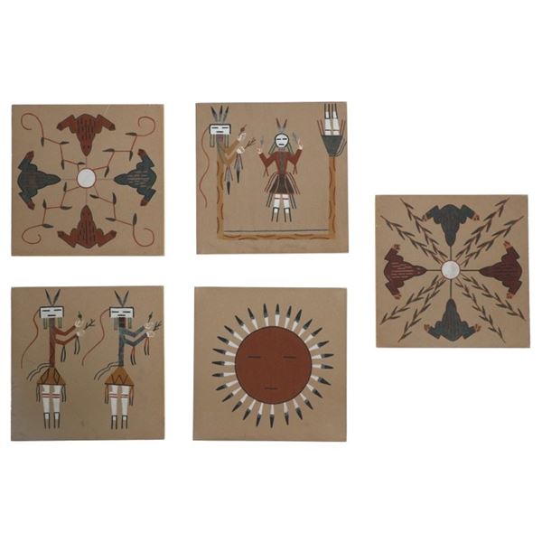 1950 Navajo Ceremonial Healing Sand Paintings (5)