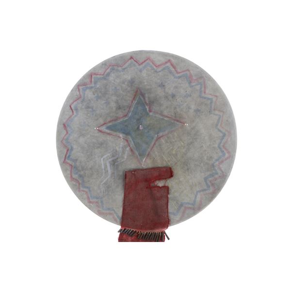 Ghost Dance Revival Morning Star Painted Shield