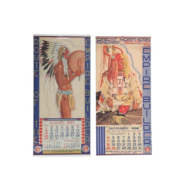 Winold Reiss Great Northern Railway Calendars (2)