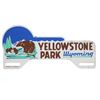 Image 2 : Vintage Yellowstone Park License Plate Toppers