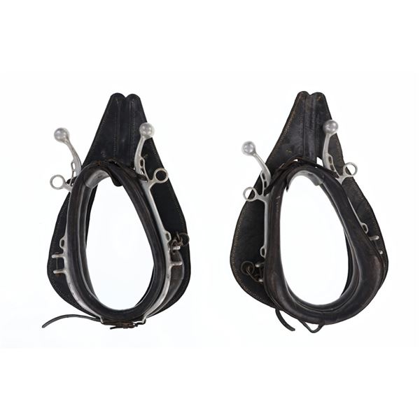 Horse / Mule Black Leather Yoke Collar & Hame