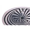 Image 2 : Hopi "Man in the Maze" Old Pawn Silver Buckle