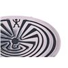 Image 3 : Hopi "Man in the Maze" Old Pawn Silver Buckle