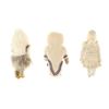 Image 15 : C. 1950 Inuit Eskimo Seal Skin & Caribou Dolls (3)