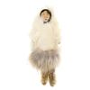 Image 2 : C. 1950 Inuit Eskimo Seal Skin & Caribou Dolls (3)