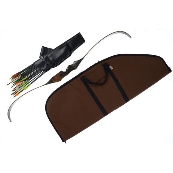Bear Black Panther Hunter Bow, Arrows & Cases