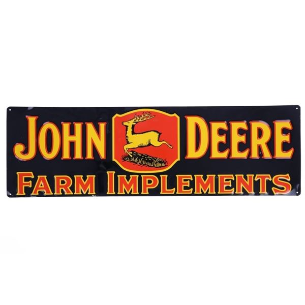 John Deere Reproduction Advertisement Sign