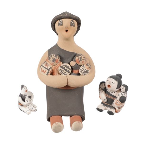 Acoma, Cochiti & Jemez Storyteller Figures c. 1960
