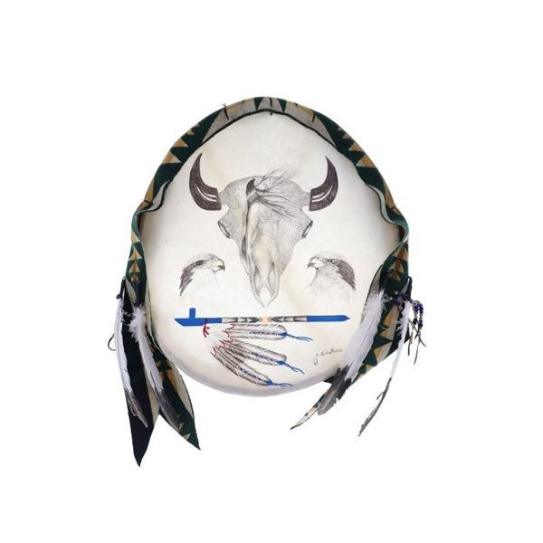 Crow Nation Apsáalooke War Shield by I. Lion Shows