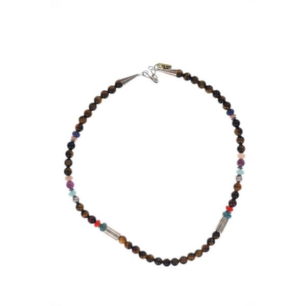 Navajo Tommy Singer Tiger Eye Necklace